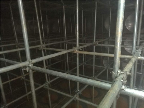 270立方地埋式水箱内部